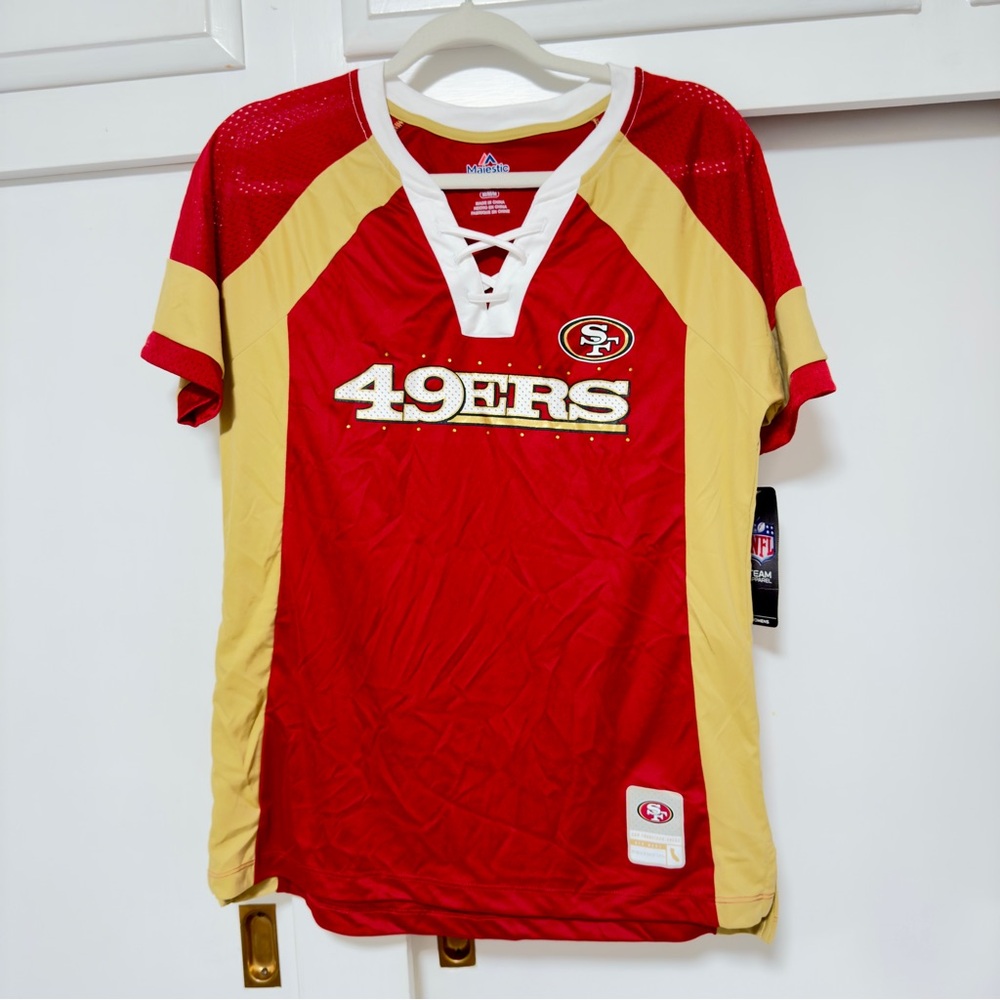 NFL Red and Gold 49ers Jersey